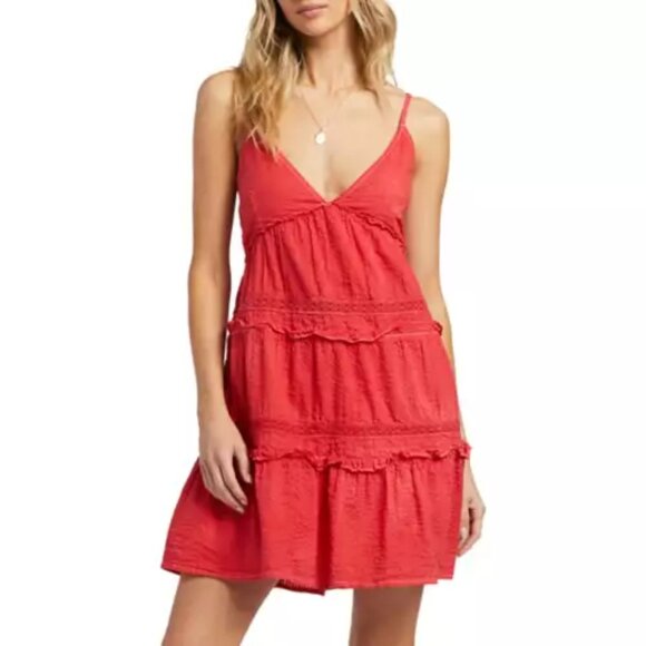 Billabong Dresses & Skirts - NWT New Women's Billabong Float Away Dress Medium M Mini Soft Comfy Beachy Cute